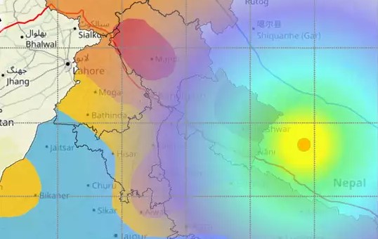 दिल्ली-एनसीआर में भूकंप के झटके, 5.8 मापी गई तीव्रता, नेपाल रहा केंद्र केंद्र