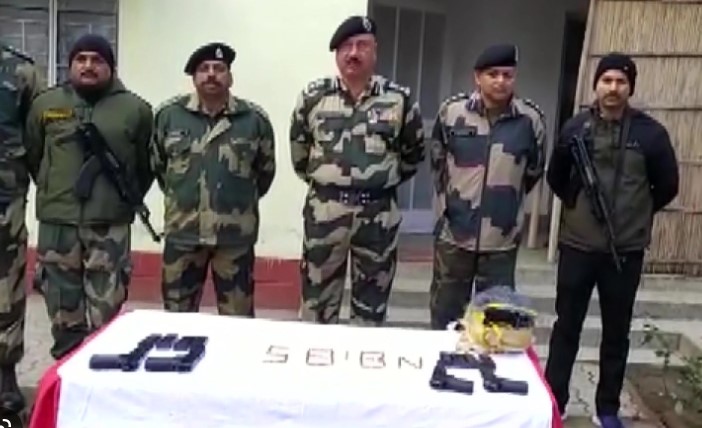 Pakistani drone entered Gurdaspur sector, fired by BSF, weapons recovered in search